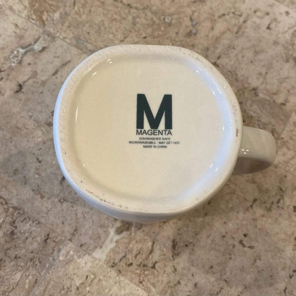 Rae Dunn Magenta Mug 